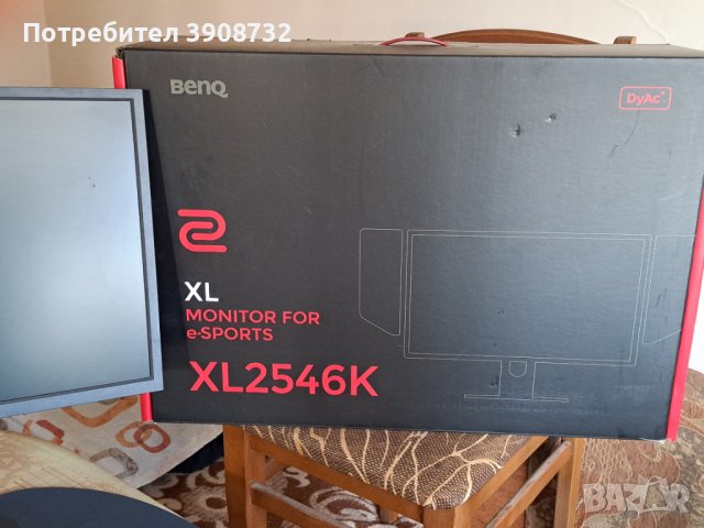  Монитор-ZOWIE XL2546K, снимка 4 - Монитори - 43207925