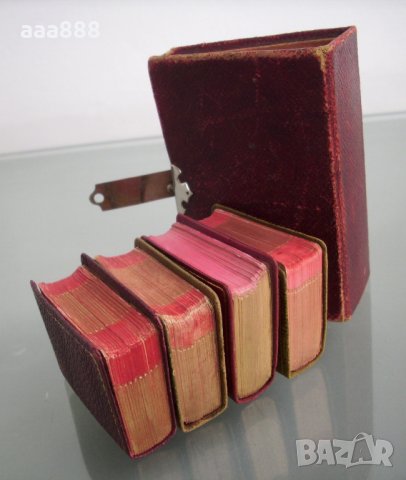 Комплект миниатюрни книги Liliput-Bibliothek, снимка 6 - Антикварни и старинни предмети - 27461158