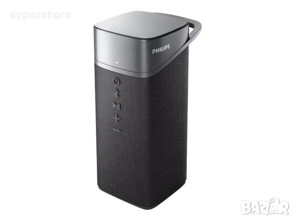Speakers Wireless Bluetooth Тонколона Блутут безжична Philips Kvadrat 5W Черна  Водоустойчивa