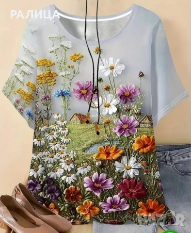 🌹Продавам свежи блузки . Питайте. . , снимка 4 - Тениски - 50450780