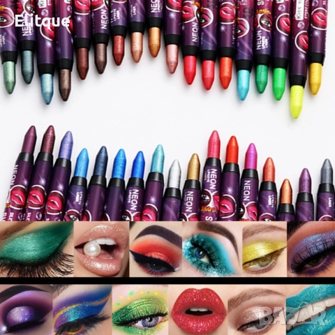 Молив 2 в 1 сенки за очи и червило за устно в избор от 36 цвята, снимка 14 - Други - 52830709