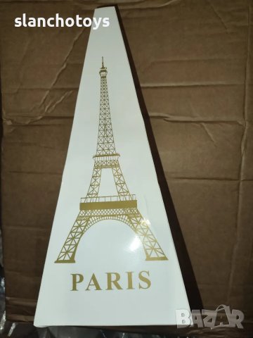 Метален макет на Айфелова кула, 32см, снимка 6 - Статуетки - 49869264