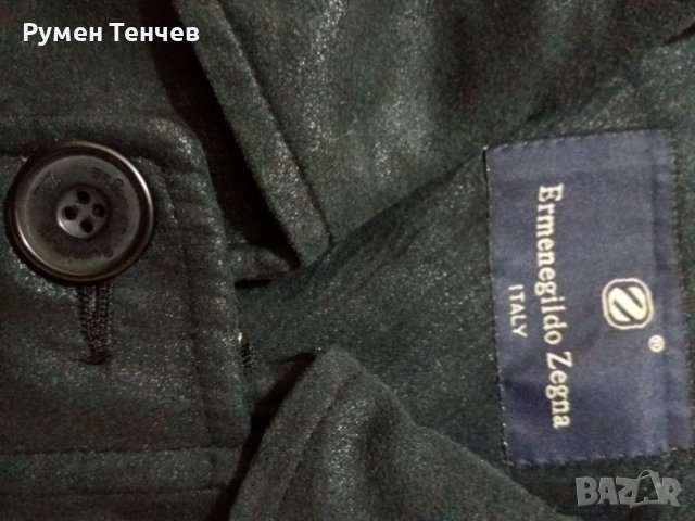 Мъжко яке ,, Ermenegildo Zegna". Размер XL. Искуствена кожа. Перфектно състояние. , снимка 3 - Якета - 39152465