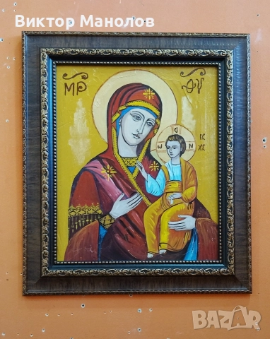 Рисувани икони 20/25см-60€ и 35/40см-75€ , снимка 8 - Икони - 19279213