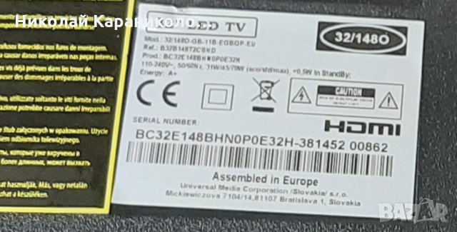 Продавам Power,Main board-TP.MS3463S.PB711 от тв.BLAUPUNKT 32/148O-GB-11B, снимка 2 - Телевизори - 34736623