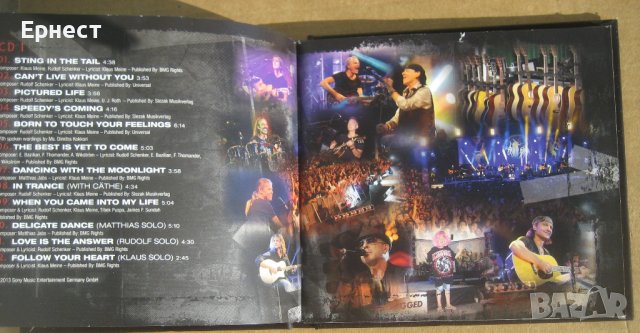 Специално издание Scorpions - MTV Unplugged in Athens 2 CD + DVD, снимка 4 - CD дискове - 38249802