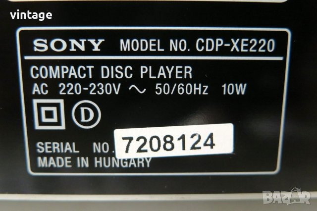 Sony CDP-XE220, снимка 7 - Други - 43169107