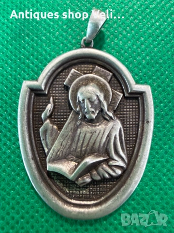 Сребърна висулка-икона №7748