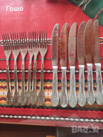 Стар комплект прибори за хранене 