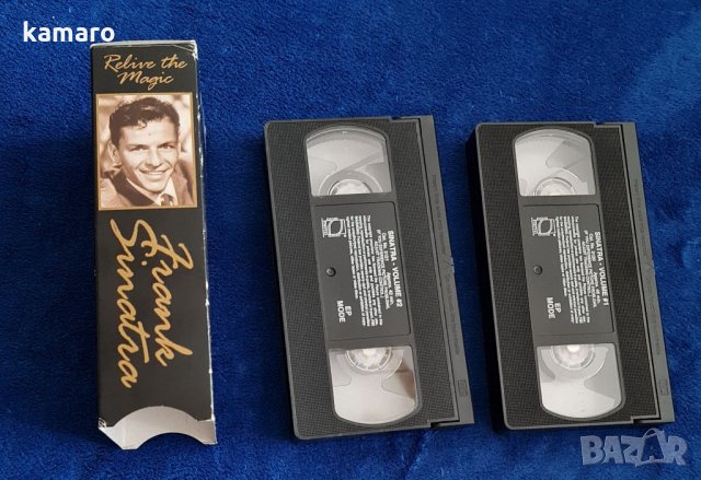 видеокасети 2 броя VHS с Фрак Синатра, снимка 2 - Други музикални жанрове - 35266223