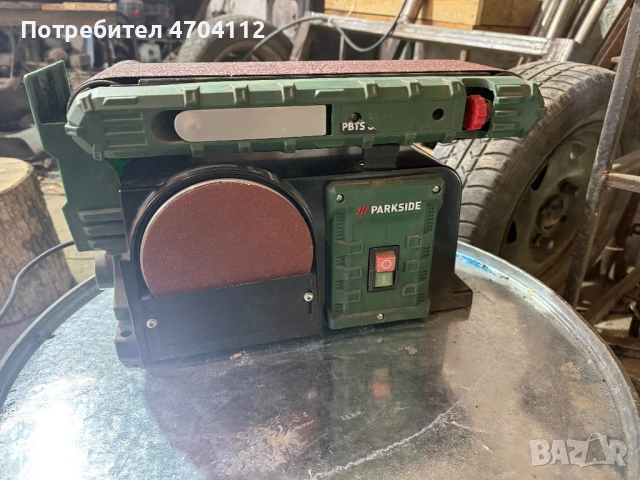 Лентов шлайф PARKSIDE, снимка 2 - Ъглошлайфи - 53044217