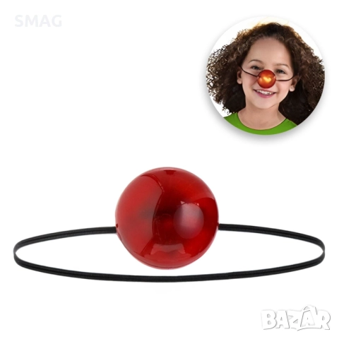 Коледен светещ нос на Рудолф, Ø5 см_1242816