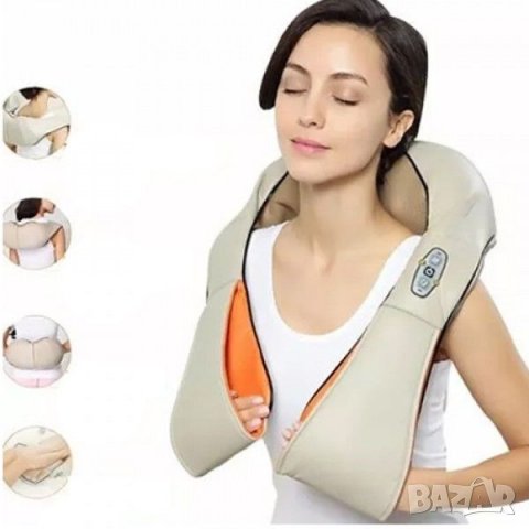 ТРИСКОРОСТЕН ШИАЦУ МАСАЖОР ЗА ТЯЛО MASSAGER OF NECK KNEADING, снимка 7 - Масажори - 28712192