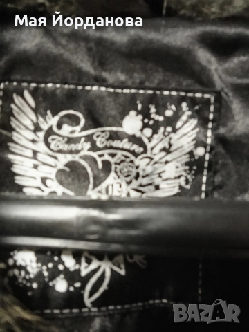  Продадено. Късо еко палто с дълъг косъм номер S., снимка 2 - Палта, манта - 52329797