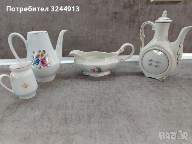 Български порцелан на завод ,,Китка" Нови Пазар , снимка 3 - Съдове за готвене - 44889761