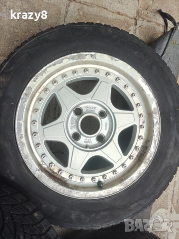 Джанти Speedline 4x108 15 цола с оригинални капачки RONAL Made in Germany, снимка 5 - Гуми и джанти - 52040704