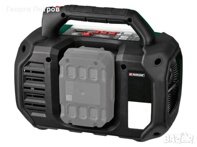 Нов 10 bar акумулаторен комресор 2в1 Parkside 20v въздушна помпа, снимка 4 - Други инструменти - 44104906