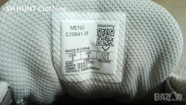 Saucony Peregrine Trail Shoes Размер EUR 42,5 / UK 8 мъжки маратонки 364-14-S, снимка 18 - Маратонки - 53115412