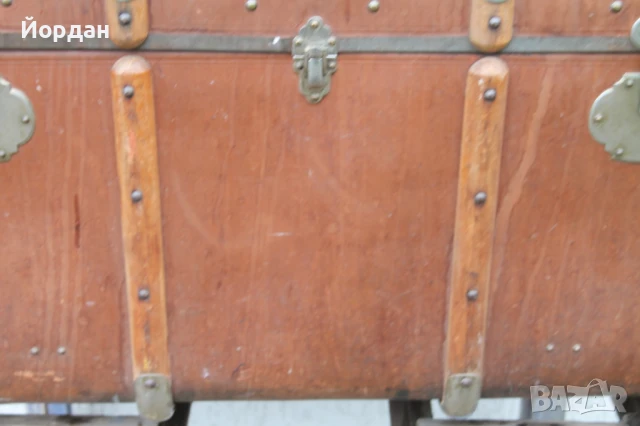 Стар куфар /1900-1930-та година/, снимка 5 - Антикварни и старинни предмети - 50447922