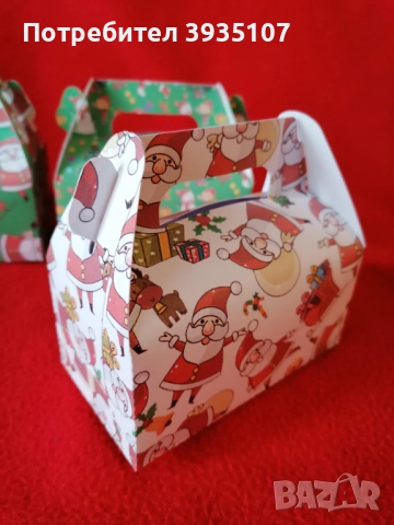 Коледни кутийки за лакомства и подаръци, снимка 5 - Други - 52472194