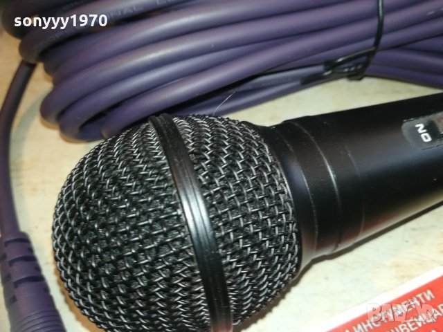 yamaha profi mic с кабел и държач 2303211709, снимка 4 - Микрофони - 32275625