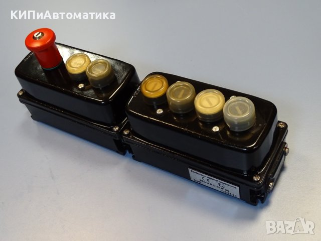 бутониера 6 бутона+стоп G.Gioverzana 541050Ex button station protection, снимка 3 - Резервни части за машини - 43047168