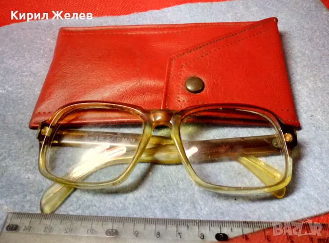 СТАРИ МАРКОВИ РЕТРО МОДЕЛ ДИОПТРИЧНИ ОЧИЛА с УДОБЕН ВИНТИДЖ КАЛЪФ 10788, снимка 4 - Антикварни и старинни предмети - 47512877