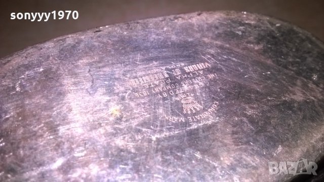 ALPHA PLATE-1836-MADE IN ENGLAND-15Х10Х8СМ, снимка 13 - Колекции - 27308845