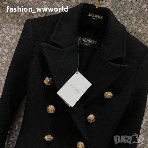 Дамско палто Balmain S-L реплика, снимка 6 - Палта, манта - 34661953