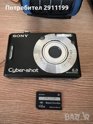 Фотоапарат Sony Cyber-shot 6,0Mp, снимка 8 - Фотоапарати - 50384190
