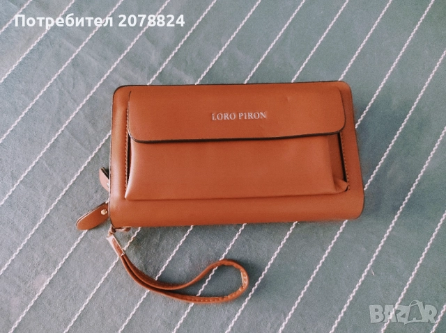 Луксозна мъжка чанта LORO PIRON, снимка 2 - Портфейли, портмонета - 51476714