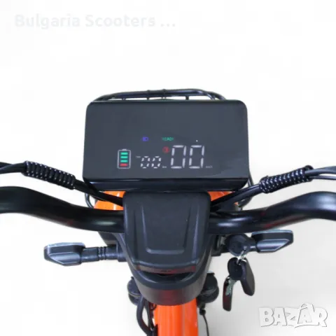 Електрически Мотопед MaxMotors EBZ 18 750W/48V/20Ah - ORANGE, снимка 9 - Мотоциклети и мототехника - 50015437