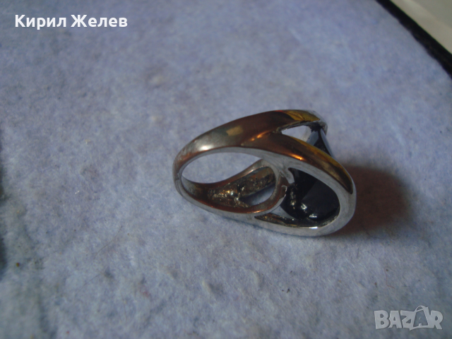 ПОСРЕБРЕН МЕДЕН КРИСТАЛЕН ФЕШЪН АРТ ПРЪСТЕН 26621, снимка 8 - Пръстени - 36410509