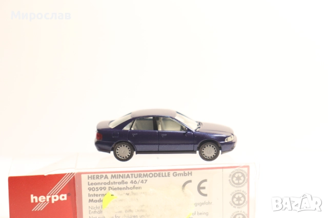 HERPA H0 1/87 AUDI A 4 КОЛИЧКА КАМИОН МОДЕЛ, снимка 5 - Колекции - 51746659