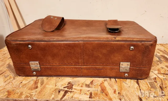 Куфар кожен винтидж ретро , снимка 4 - Куфари - 49992379