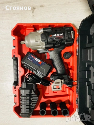 Гайковерт Parkside 1898n със зарядно и батерия, снимка 2 - Други инструменти - 53597762