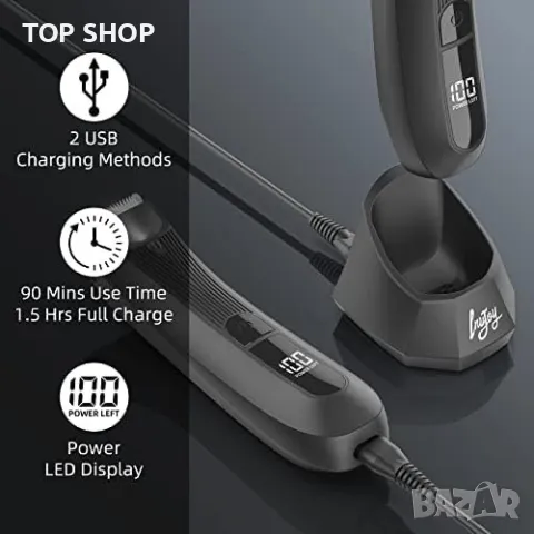 Нов тример машинка електрическа мъжка самобръсначка за тялото, снимка 4 - Друга електроника - 49927527