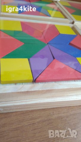 5 бр. дървени мозайки за 15лв. / дървени играчки, снимка 5 - Образователни игри - 38481696