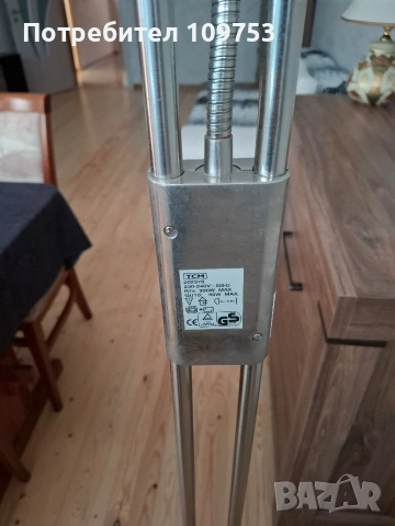 Стояща подова лампа h-180cm, снимка 9 - Настолни лампи - 53328480