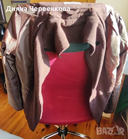 Вълнено дамско зимно/есенно късо палто, тъмнокафяво, Only, снимка 10 - Палта, манта - 48776965