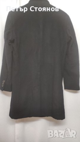 Стилно мъжко палто от кашмир и вълна HUGO BOSS размер 48, снимка 2 - Палта - 43324027