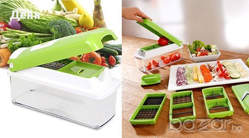 Кухненско ренде NICER DICER PLUS, Зелено, снимка 7 - Аксесоари за кухня - 28450218