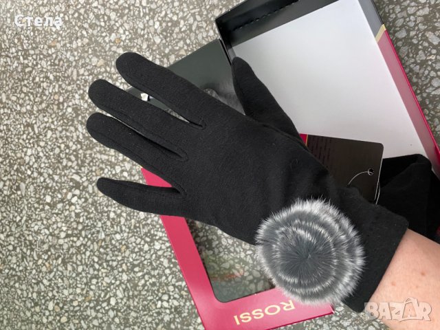 Италиански дамски ръкавици Rossi, нови, с етикет, снимка 6 - Ръкавици - 35254623
