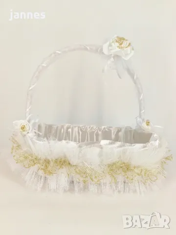 Сватбена кошница - разл цветове, снимка 10 - Сватбени аксесоари - 49213987