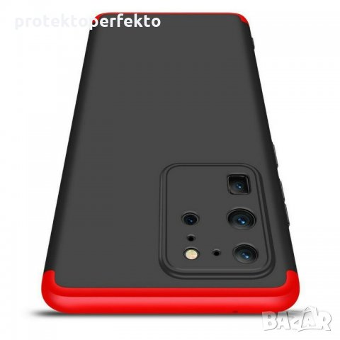 360 Кейс GKK калъф Galaxy Note 20, Notе 20 Ultra цвят черен с червено , снимка 6 - Калъфи, кейсове - 32487270