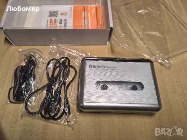 Bluetooth Walkman касетофон, Bluetooth трансфер на лични касети, с 3,5 мм жак за слушалки

, снимка 4 - Радиокасетофони, транзистори - 50131241