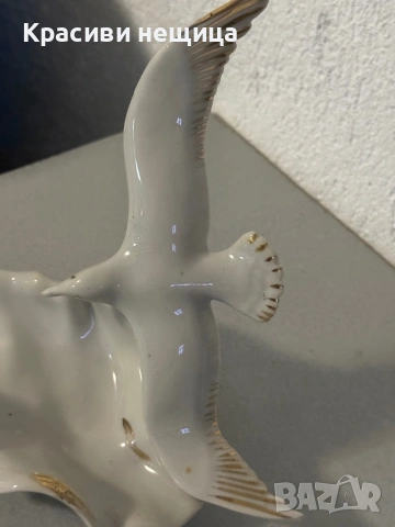 Стара порцеланова чинийка/пепелник, снимка 4 - Антикварни и старинни предмети - 53099777