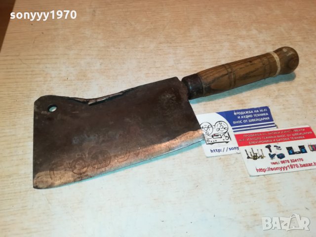 антика-САТЪР ОТ ФРАНЦИЯ С ДЪРВЕНА ДРЪЖКА 1212211947, снимка 2 - Антикварни и старинни предмети - 35117450