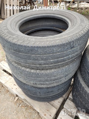 Продавам 4 броя летни гуми за бус 215/75/16 индекс 116/114