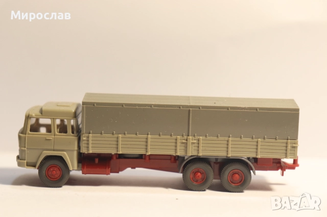 WIKING H0 1/87 МAGIRUS РЕМАРКЕ КОЛИЧКА КАМИОН МОДЕЛ